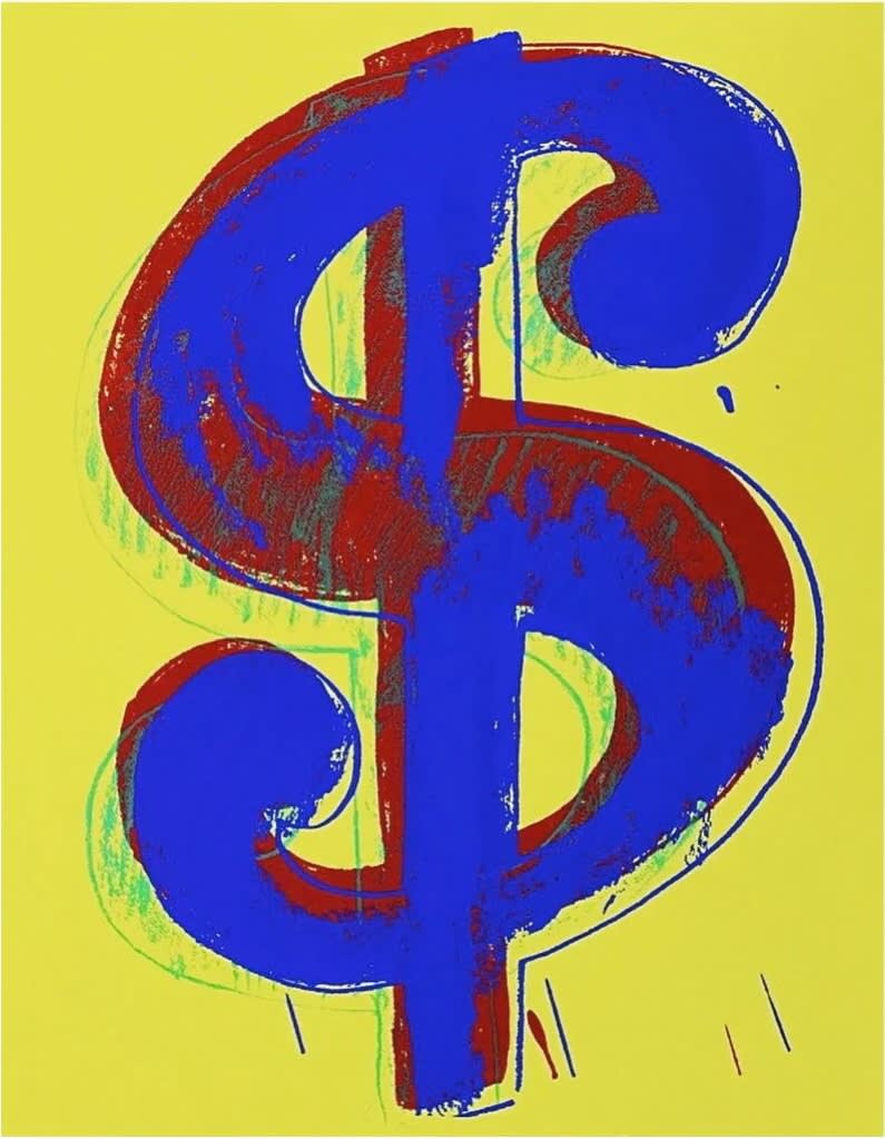 Andy Warhol, Dollar Yellow | Eames Fine Art