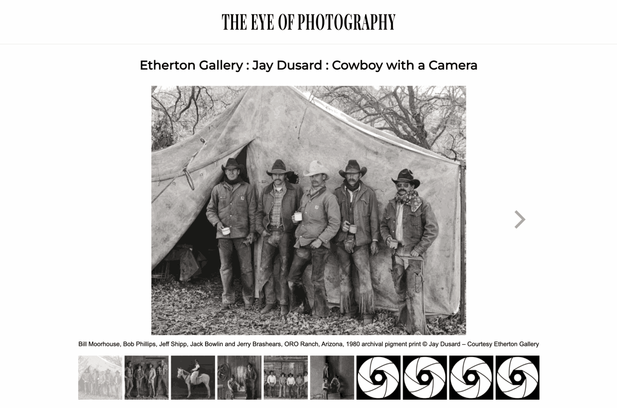 The Eye of Photography - Jay Dusard: Cowboy with a Camera