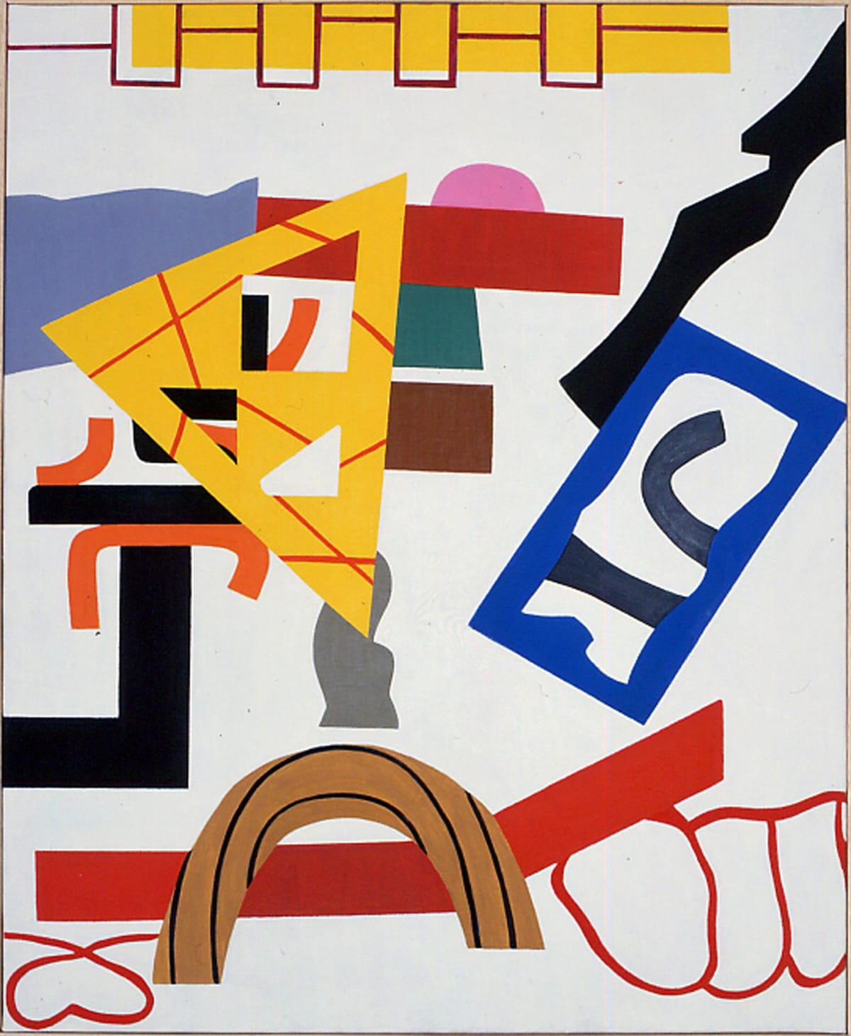 Works - Shirley Jaffe | Galerie Nathalie Obadia