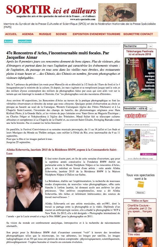 Alinka Echeverria News Gazelli Art House