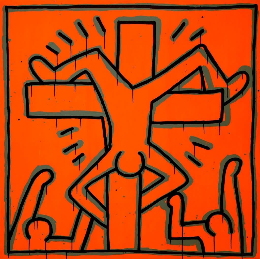 KEITH HARING アート作品 未使用 Keith Haring Untitled 1985 (Signed Print) 1985 | MyArtBroker