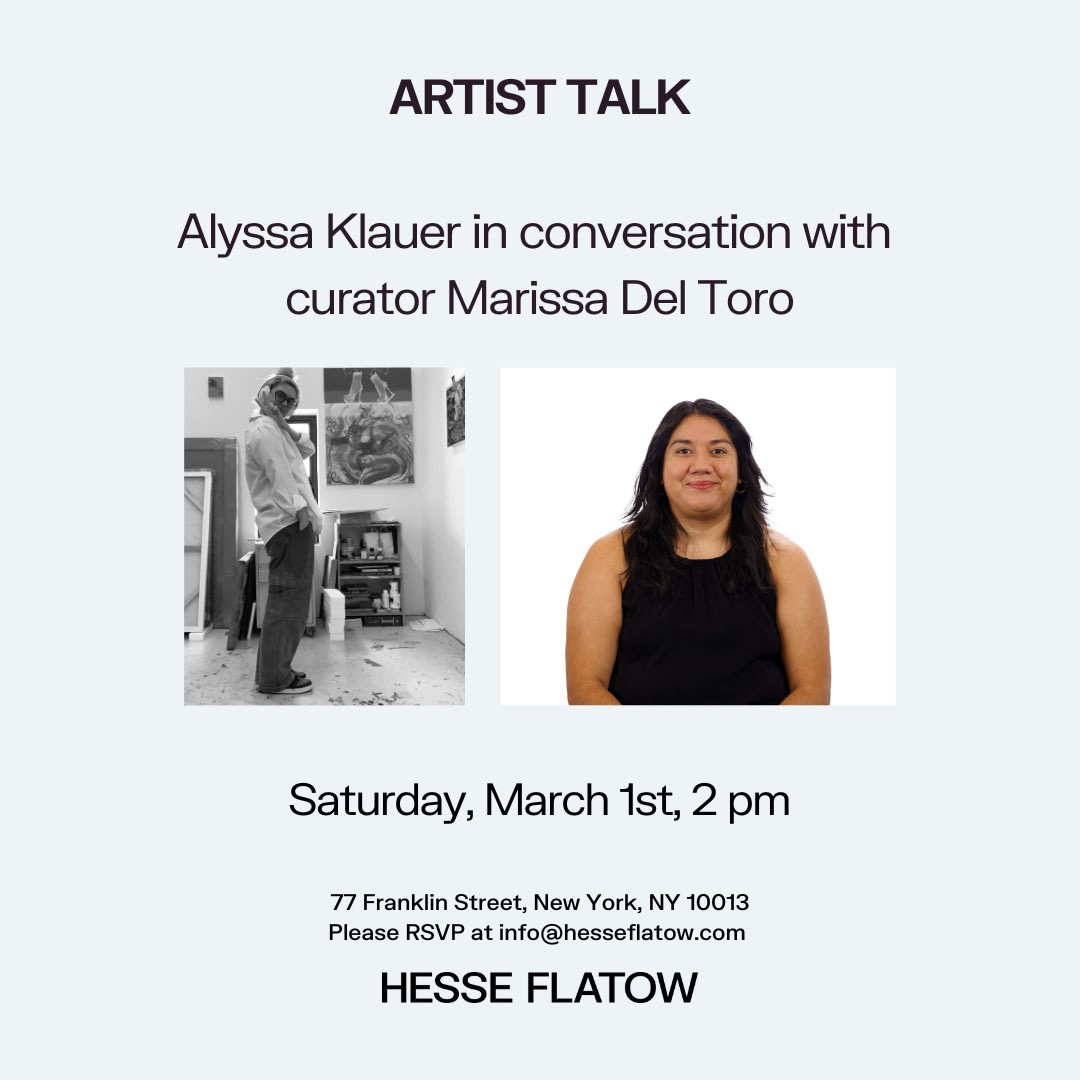 Artist Talk: Alyssa Klauer and Marissa Del Toro