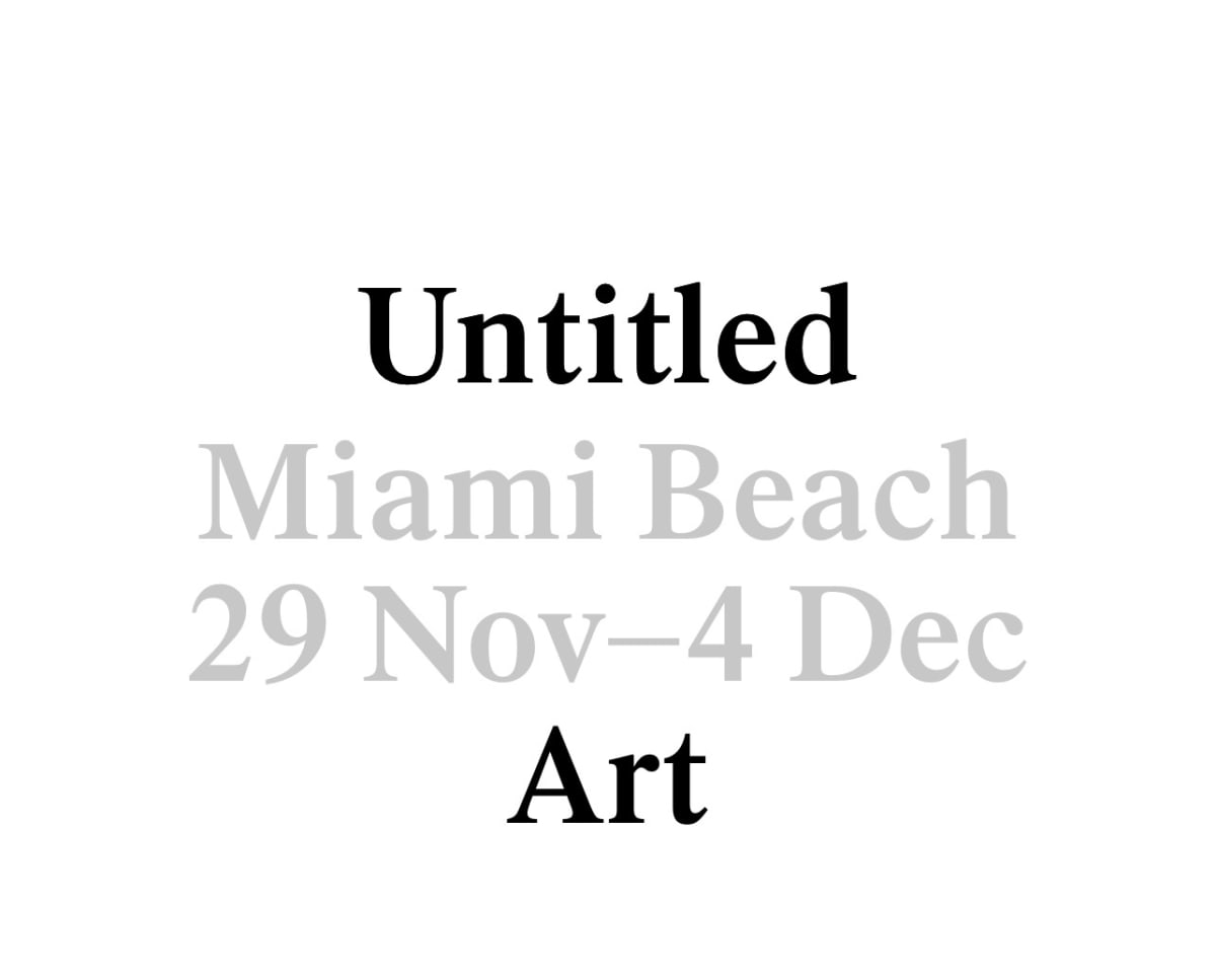 Untitled Art Fair 2021