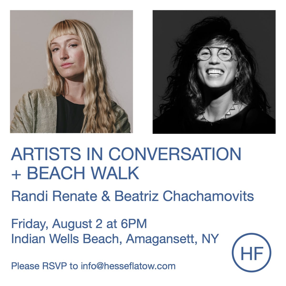 Randi Renate & Beatriz Cachamovits: Artist Talk & Beach Walk