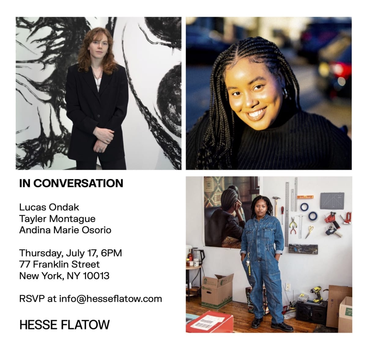 IN CONVERSATION: Andina Marie Osorio and Tayler Montague