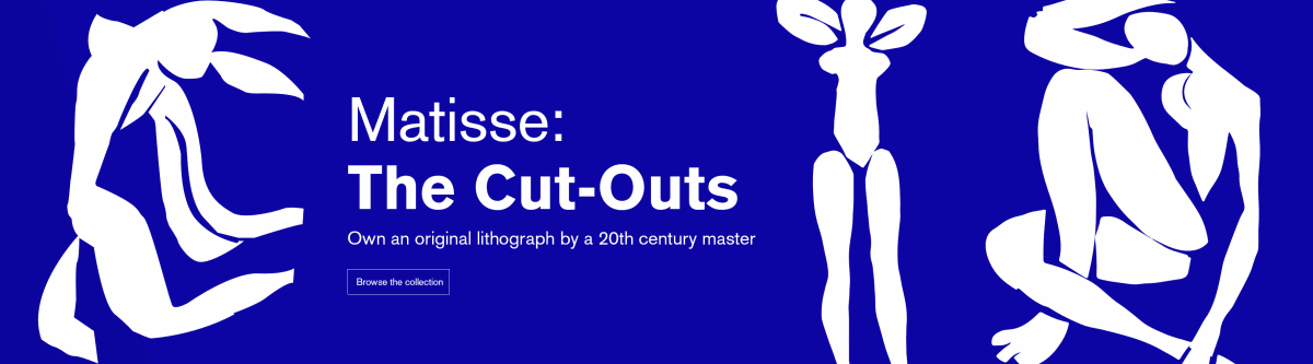 Matisse : The Cut-Outs Own an original lithograph by a 20th Century Master