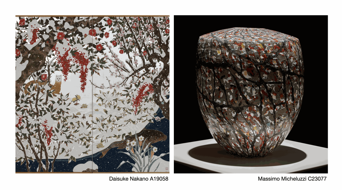 About the Motif:, Similarities between Massimo Micheluzzi works and Japanese Aesthetics.