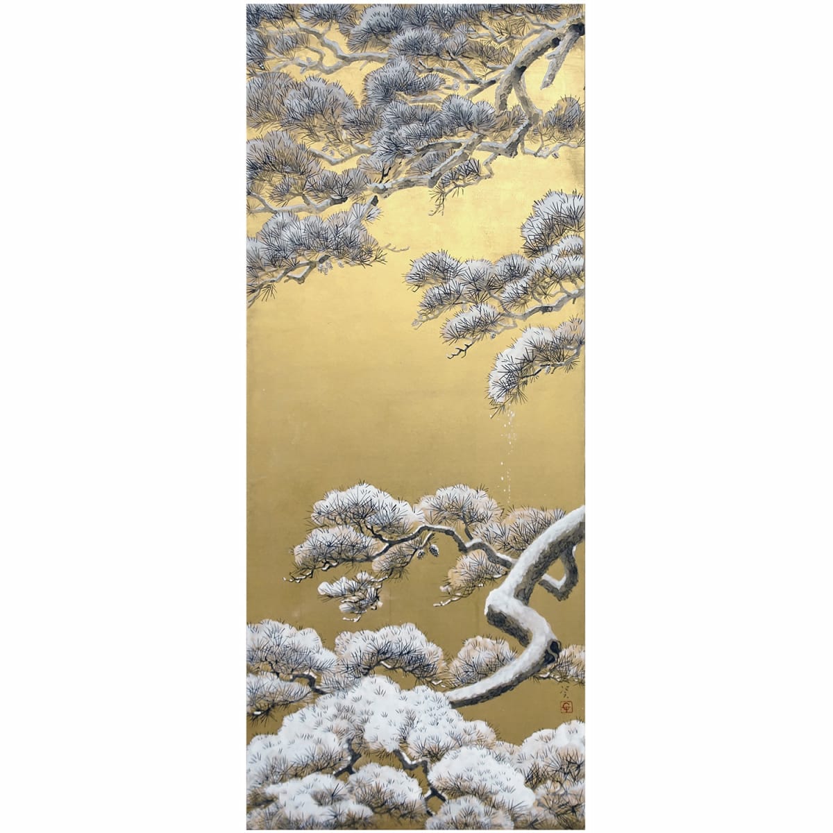 松原賢「水景2018年」インディアナポリス美術館作品収蔵 タブロー 茶掛 茶席 かげ