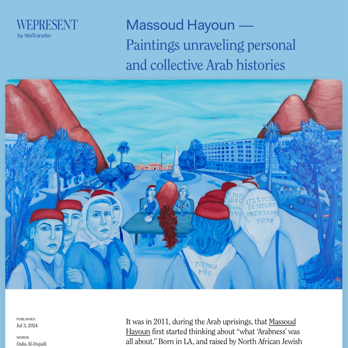 Wepresent | Massoud Hayoun