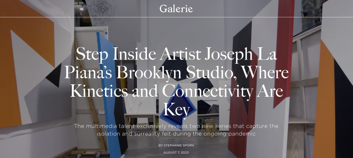 Step Inside Artist Joseph La Piana’s Brooklyn Studio, Where Kinetics and Connectivity Are Key