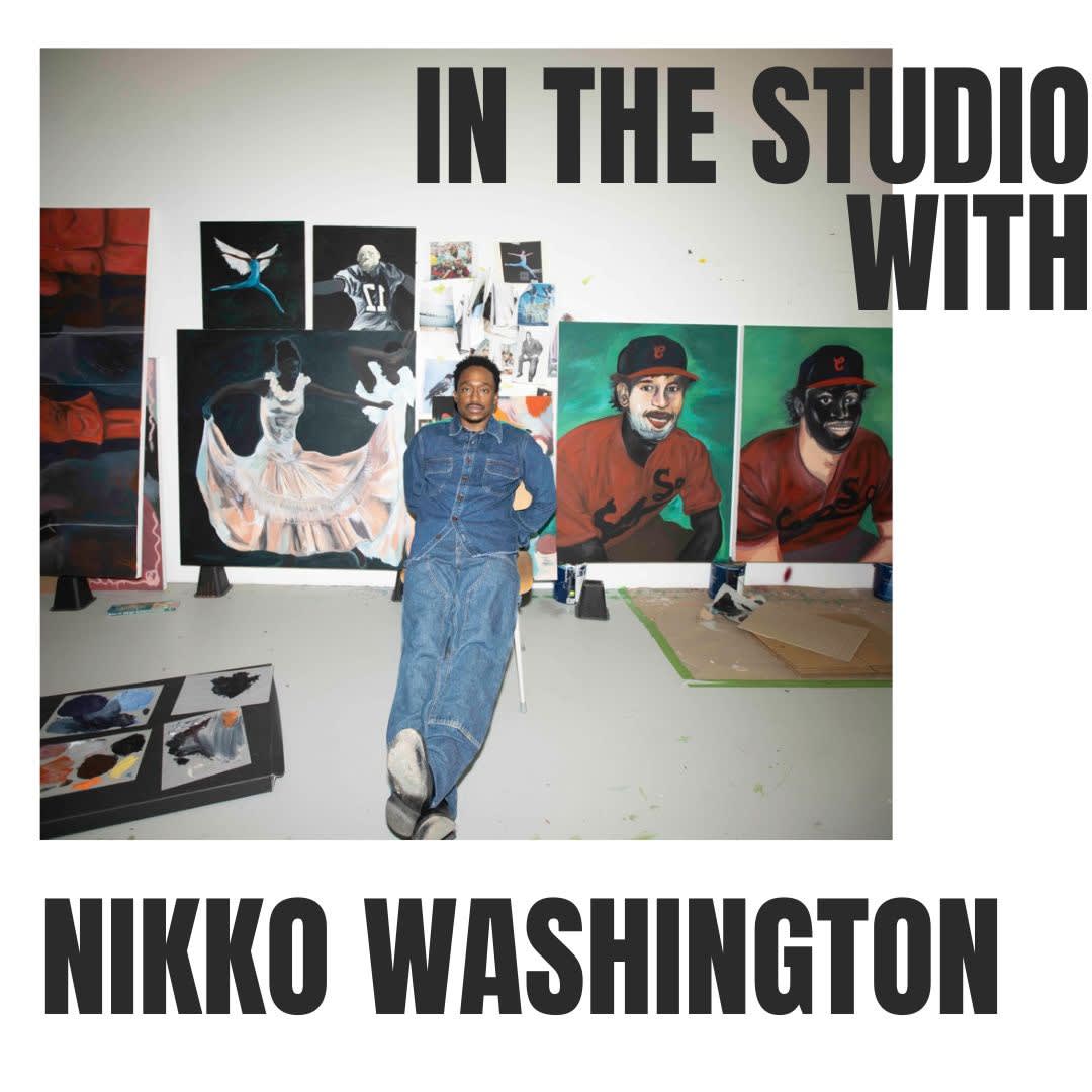 In the Studio with Nikko Washington, For the Old Gods and the New at Kavi Gupta Gallery Washington Blvd |...