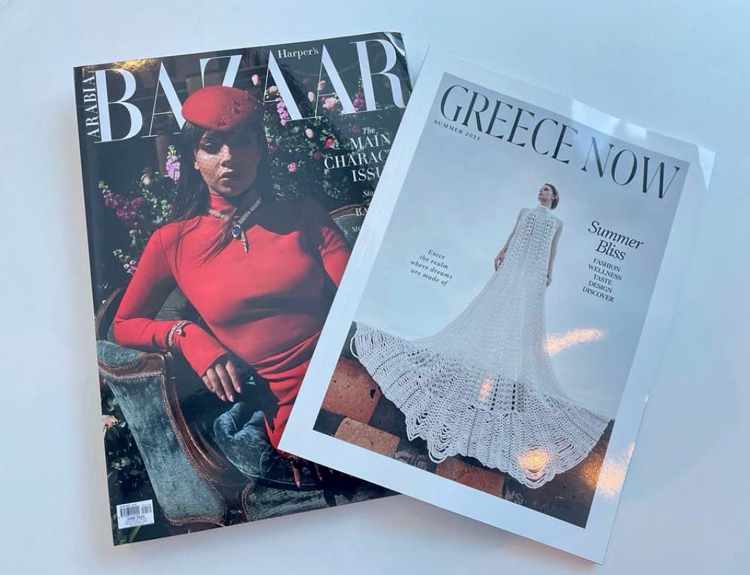 Greece Now magazine - Harpers Bazaar Arabia