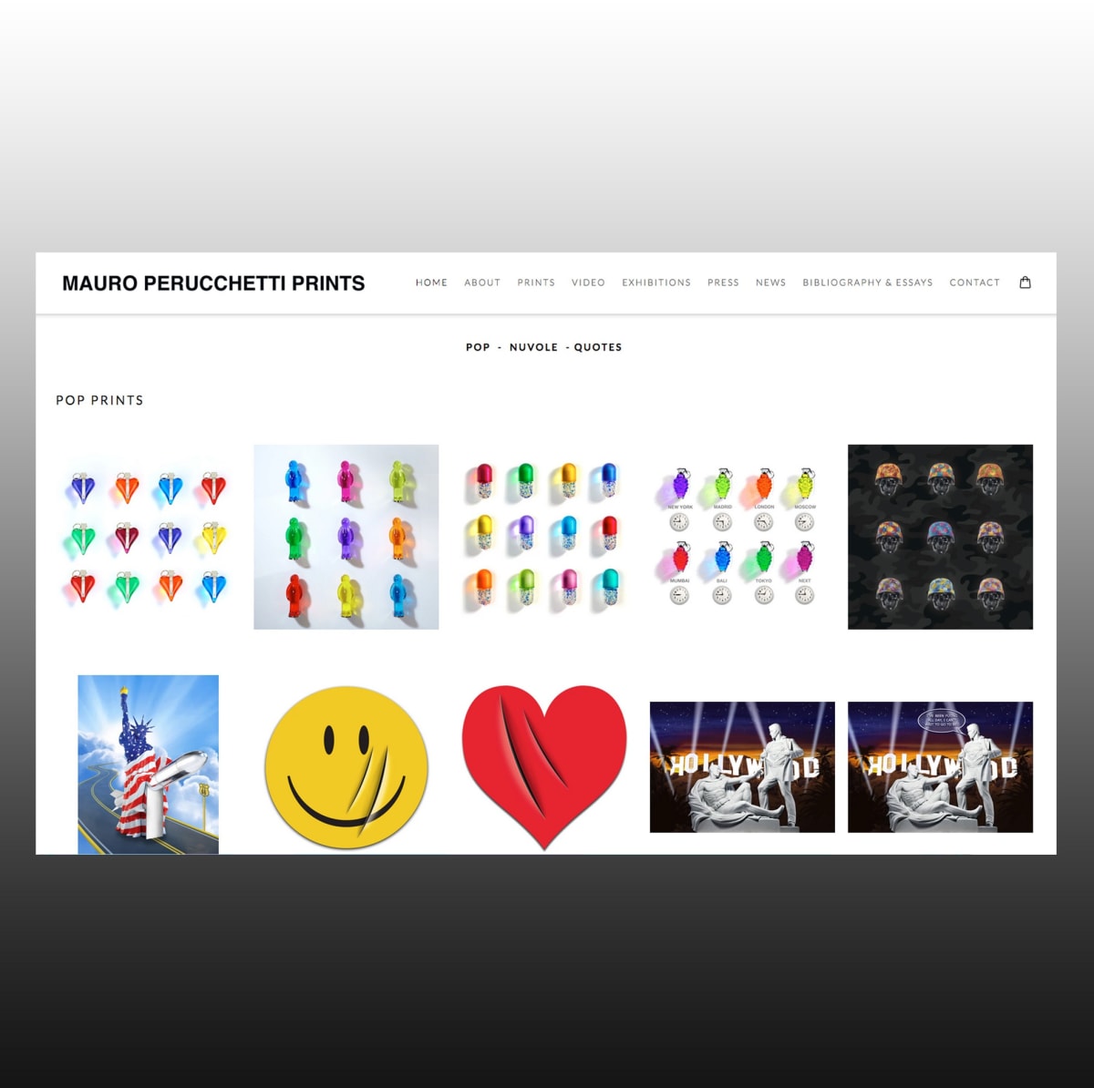 Mauro Perucchetti Print website