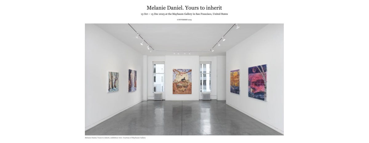 MEER Art | Melanie Daniel, Yours to Inherit