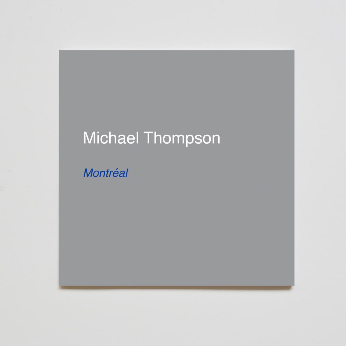 MICHAEL THOMPSON