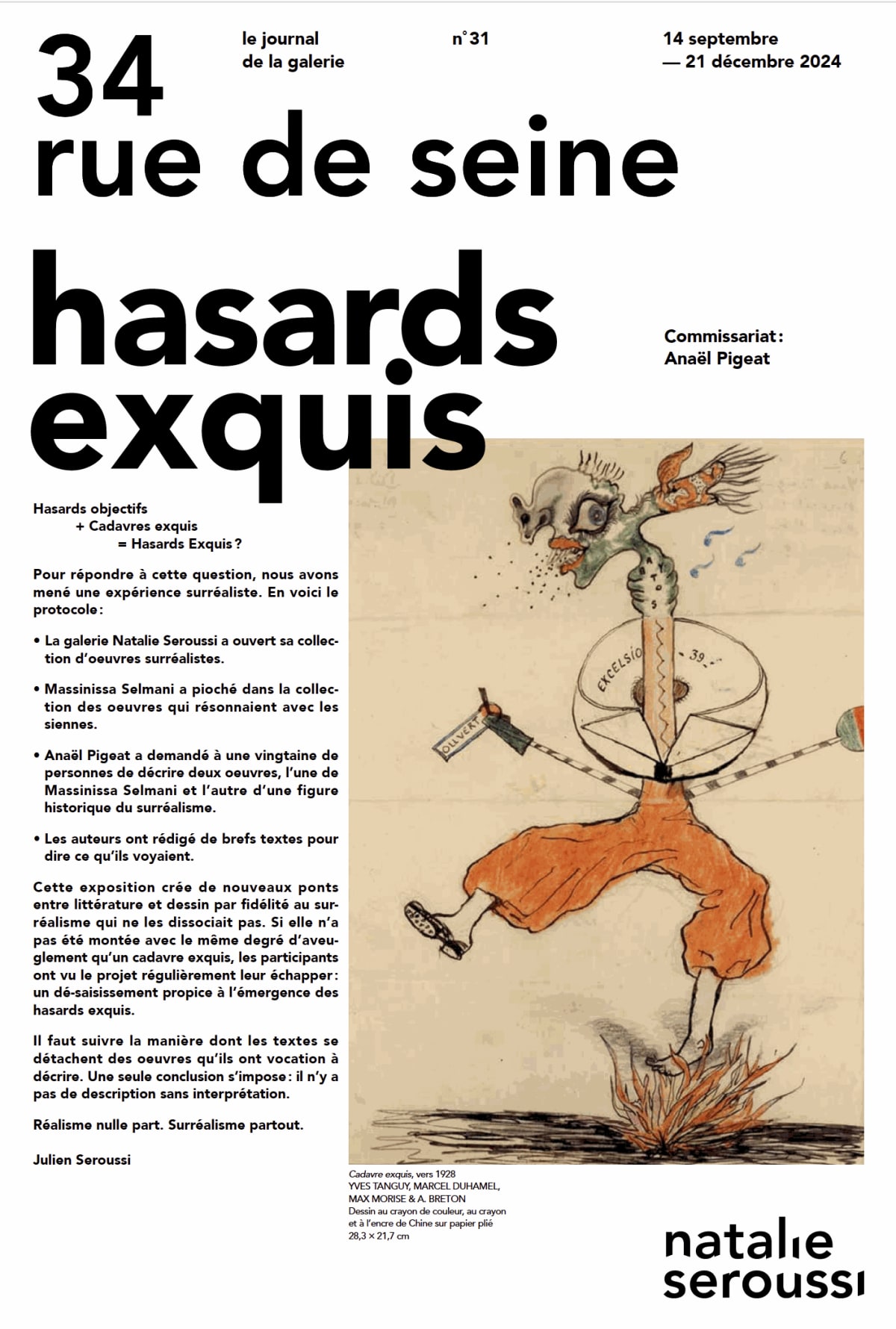 34 rue de seine n°31 - hasard exquis