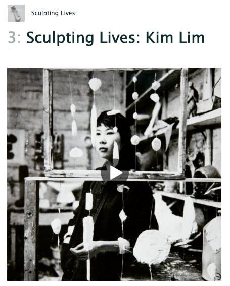 A New Podcast about Sculptor Kim Lim