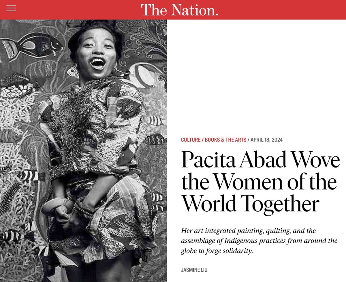 Pacita Abad Wove the Women of the World Together
