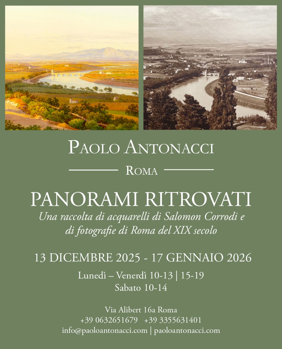 PANORAMI RITROVATI Una raccolta di acquarelli di Salomon Corrodi e di fotografie di Roma del XIX secolo
