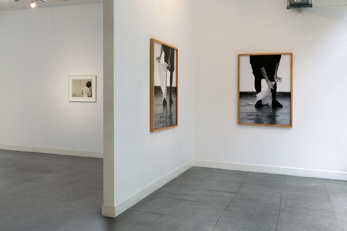 Installation view of "Helena ALMEIDA Desenhos Habitados / Inhabited Drawings" at Richard Saltoun Gallery (27 March - 22 May 2015)