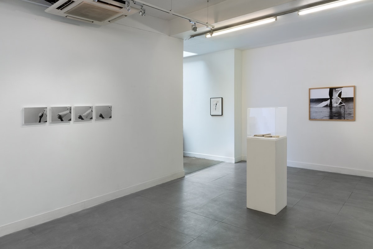 Installation view of "Helena ALMEIDA Desenhos Habitados / Inhabited Drawings" at Richard Saltoun Gallery (27 March - 22 May 2015)