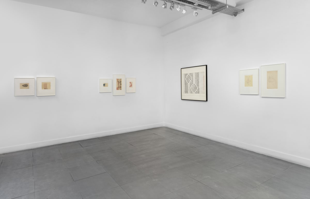 Installation view, Dom Sylvester Houédard: Typestracts Photo by FXP photography , 'Lucida Sans Unicode', Verdana, Arial, Helvetica, sans-serif;">