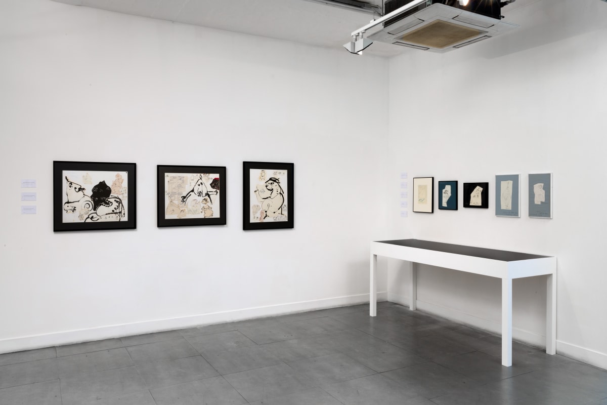 Installation view, Franciszka Themerson UBU Photo by FXP Photography.
