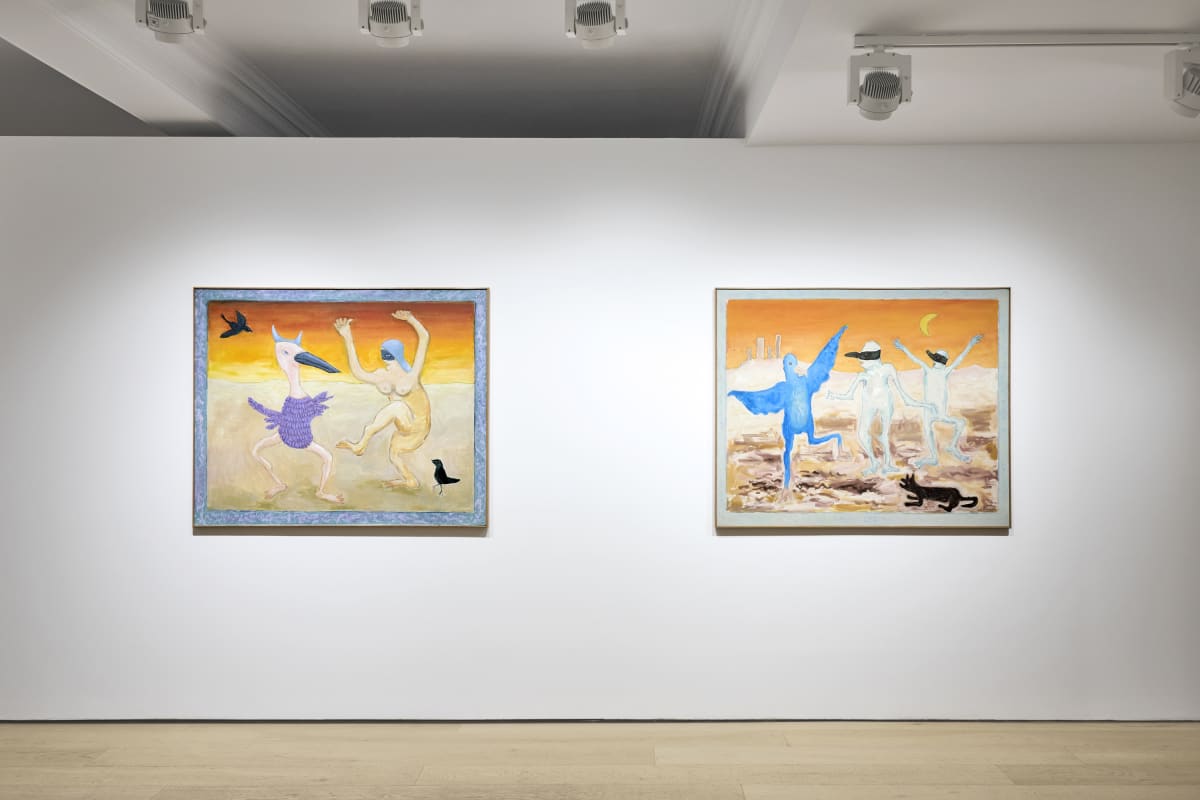 Installation view: Erica Rutherford at Richard Saltoun Gallery London, 2024