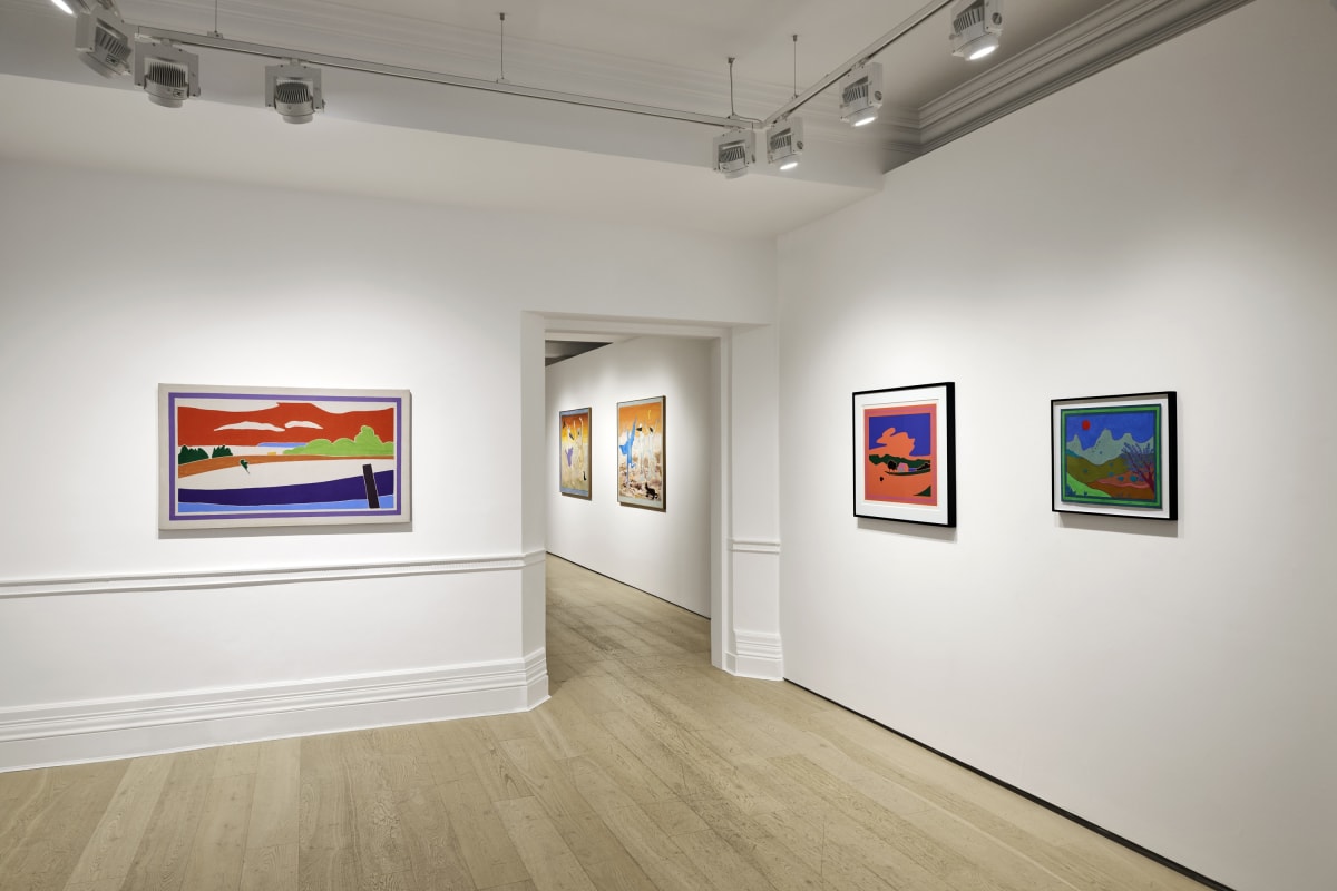 Installation view: Erica Rutherford at Richard Saltoun Gallery London, 2024