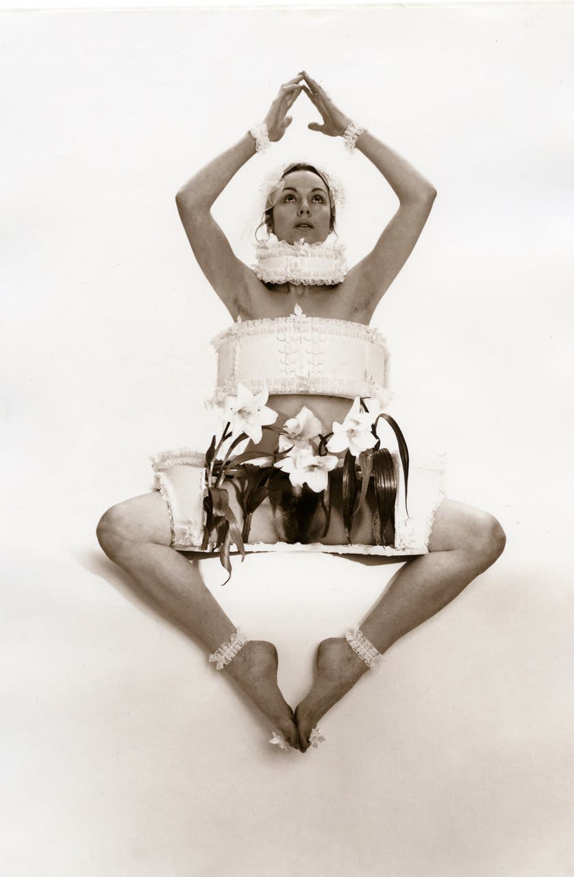 Penny Slinger, Wedding Cake - Consider the Lilies, 1973