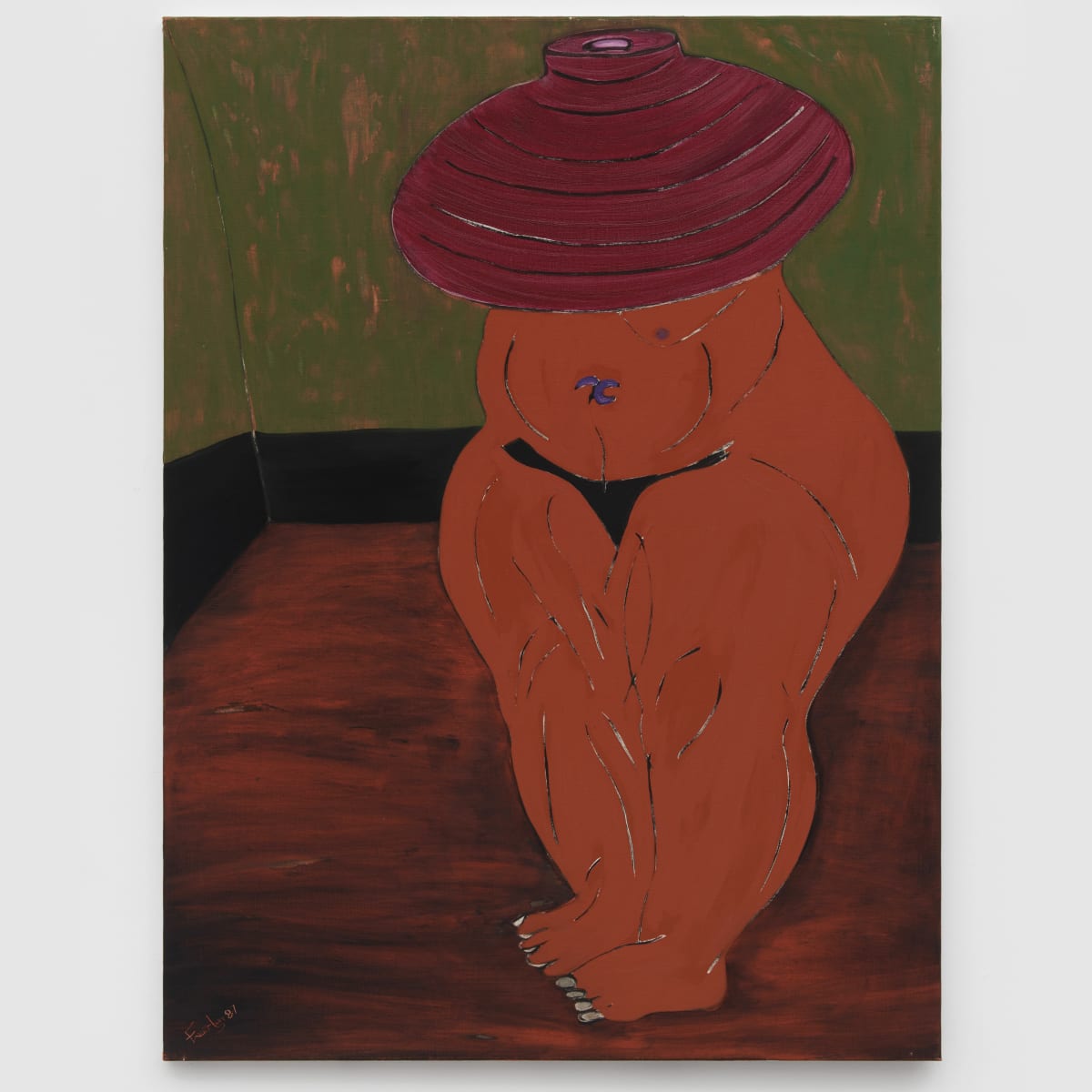 Everlyn NICODEMUS, Nue dans le chapeau [Nude in hat], 1987