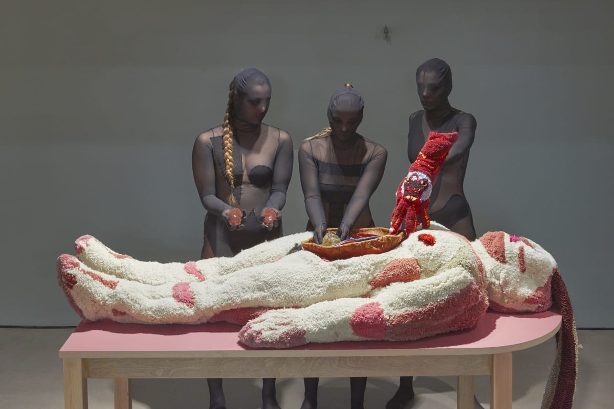 Ecstasies performance. Holes exhibition at Gasworks, London, 2024. Courtesy and Copyright of Gasworks and the artist.