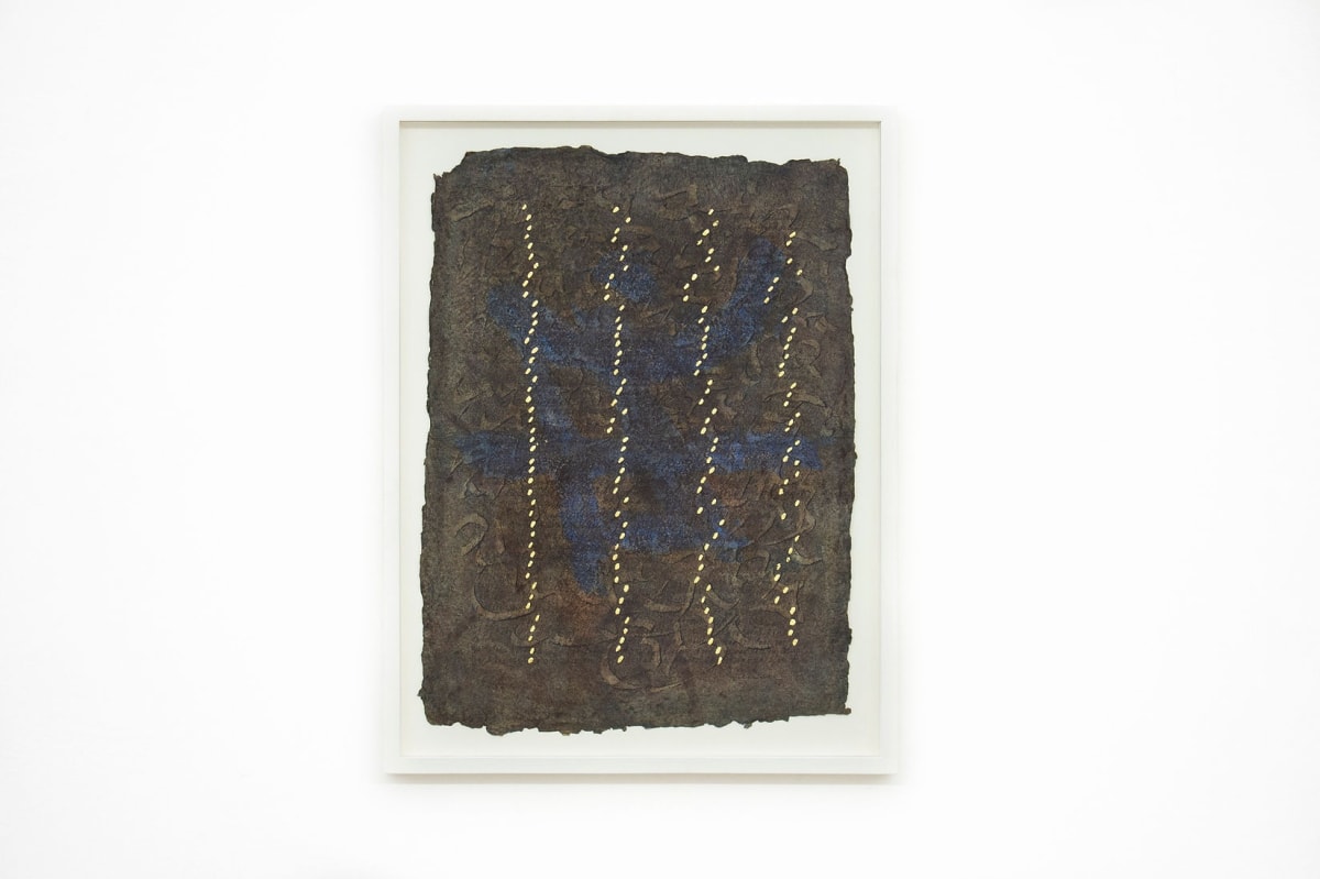 Greta Schödl, Zeichen auf Papier (Characters on paper), 1980-90