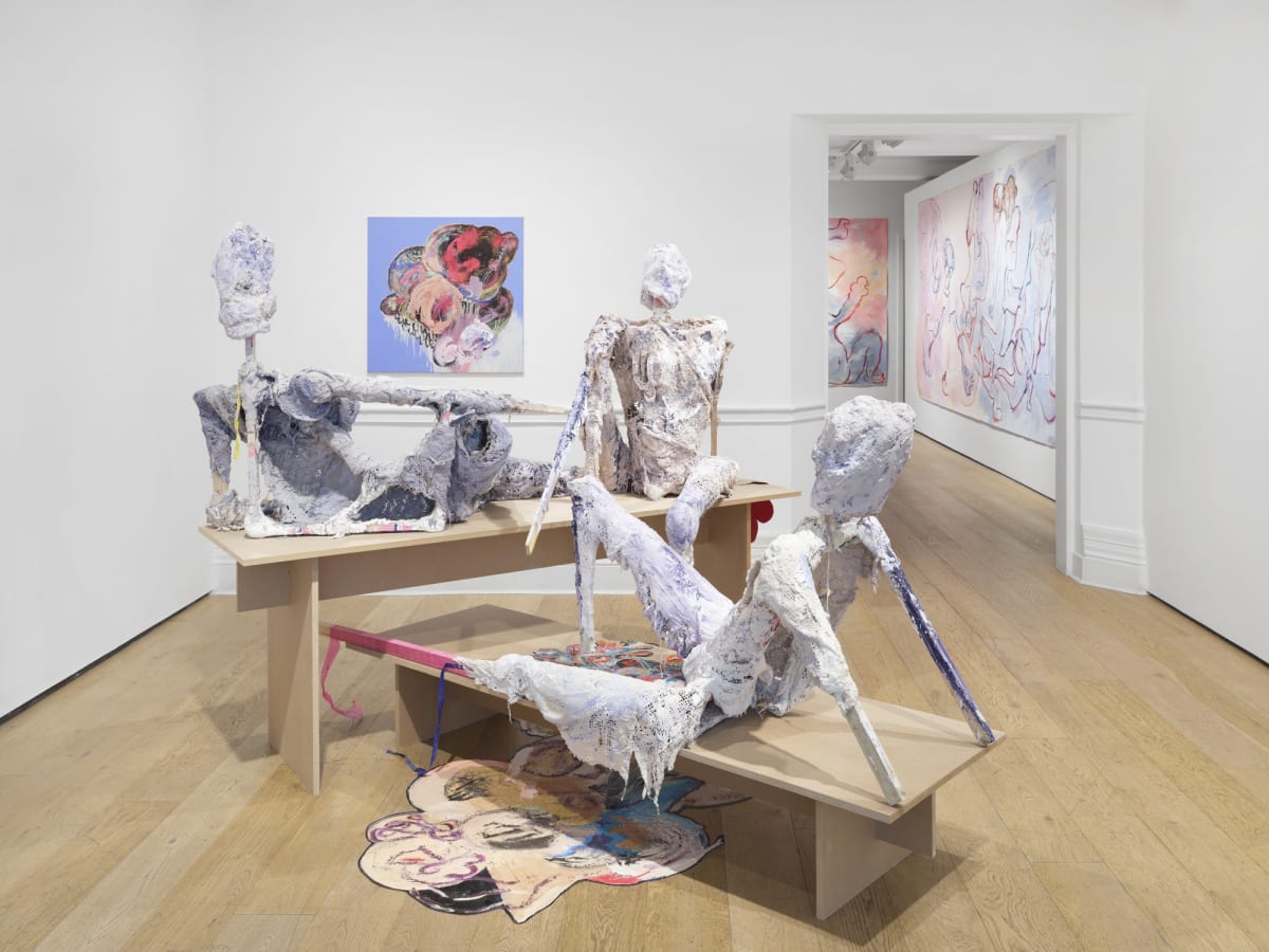Installation View: Enactment at Richard Saltoun Gallery, London, 2023