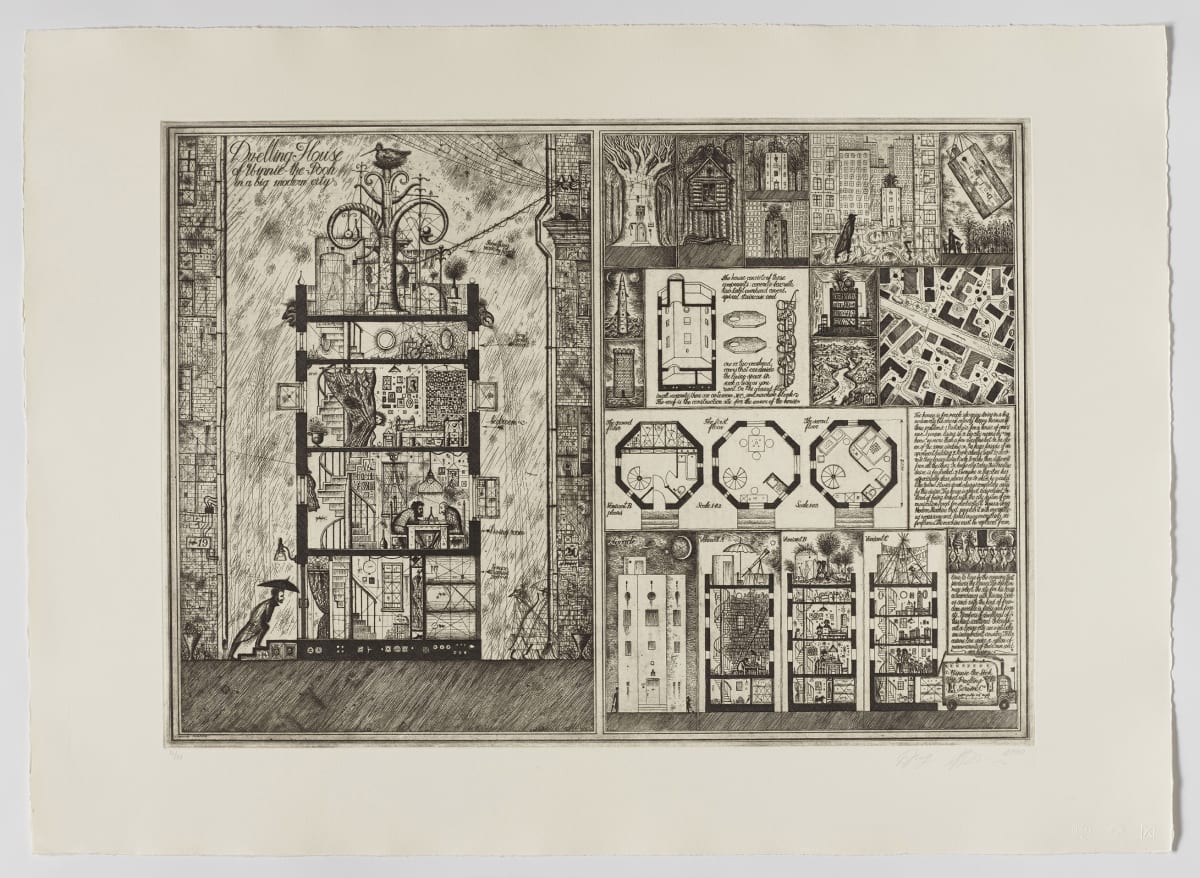 Alexander Brodsky, Dwelling House of Winnie the Pooh, 1989/1990 Collaboration with Ilya UTKIN