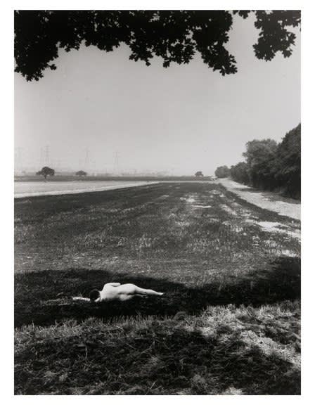 Jo Spence, Remodelling Photo History: Industrialization, 1981-82, Black and white print