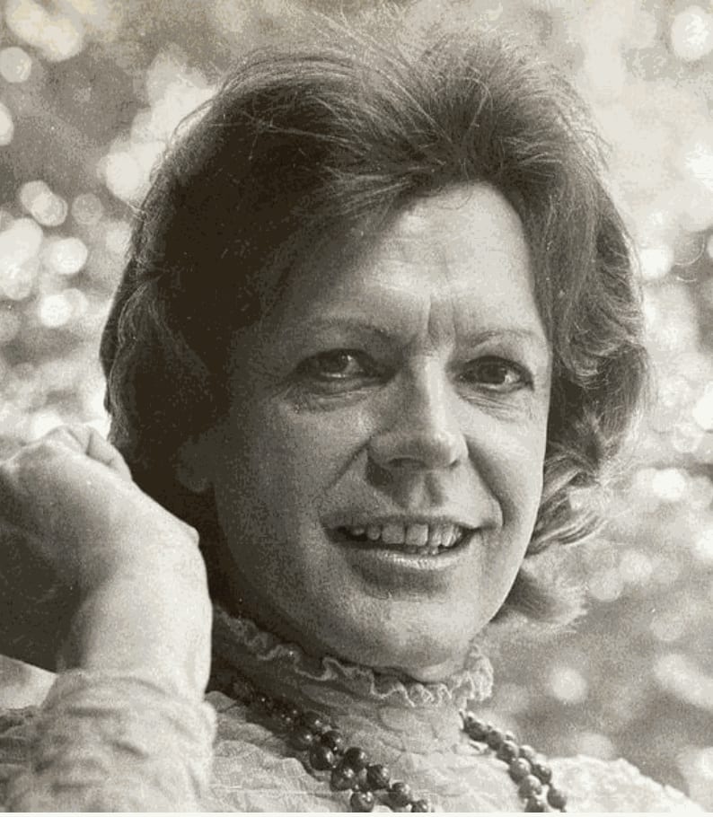 Portrait of Erica Rutherford. Copyright The Estate of Erica Rutherford.