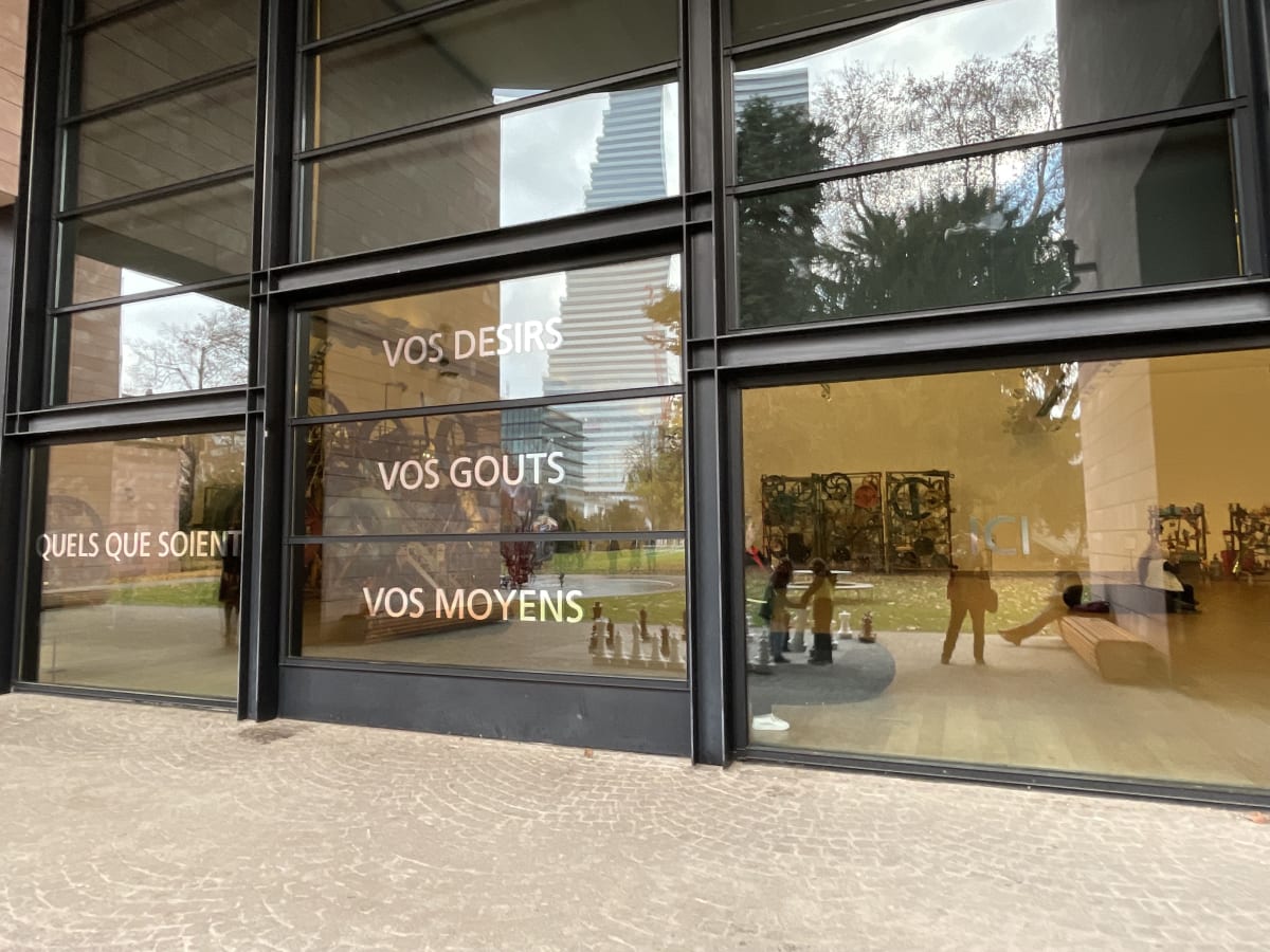 Installation View, Fresh Window: The Art of Display & Display of Art, Museum Tinguely, Basel, Switzerland, 2024