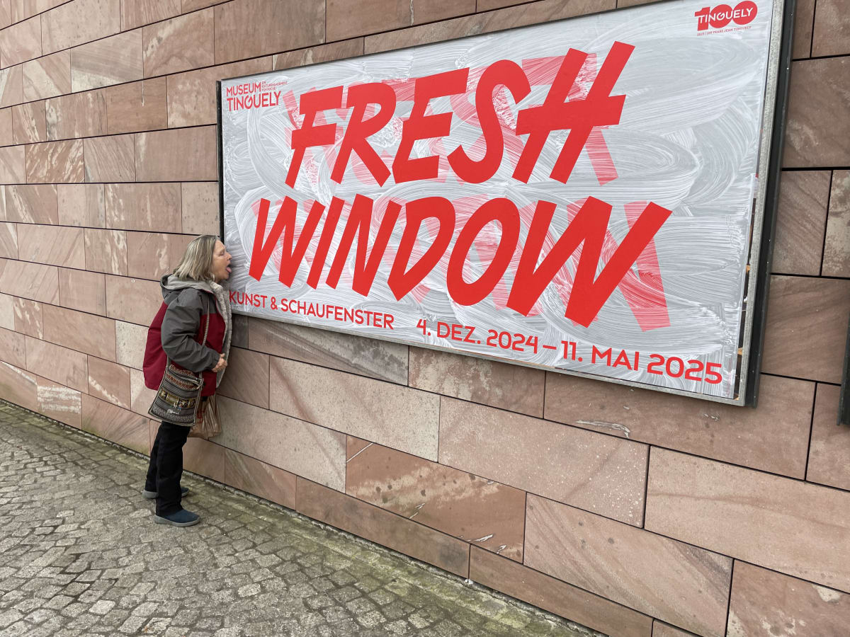 Installation View, Fresh Window: The Art of Display & Display of Art, Museum Tinguely, Basel, Switzerland, 2024