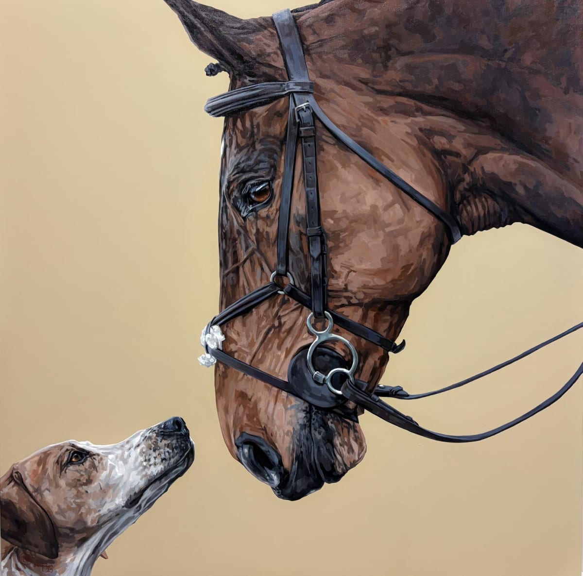 Hound & horse