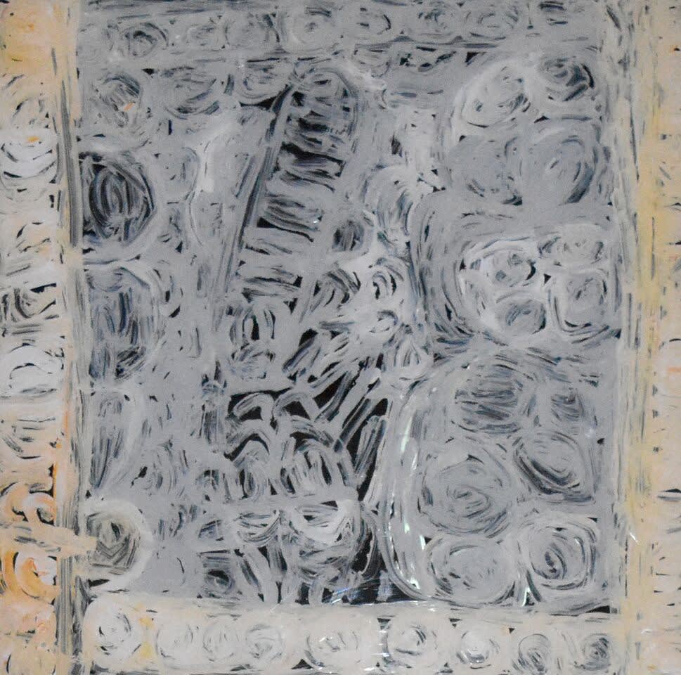 Sonia Kurarra Martuwarra acrylic on polycarbonate 60 x 60 cm