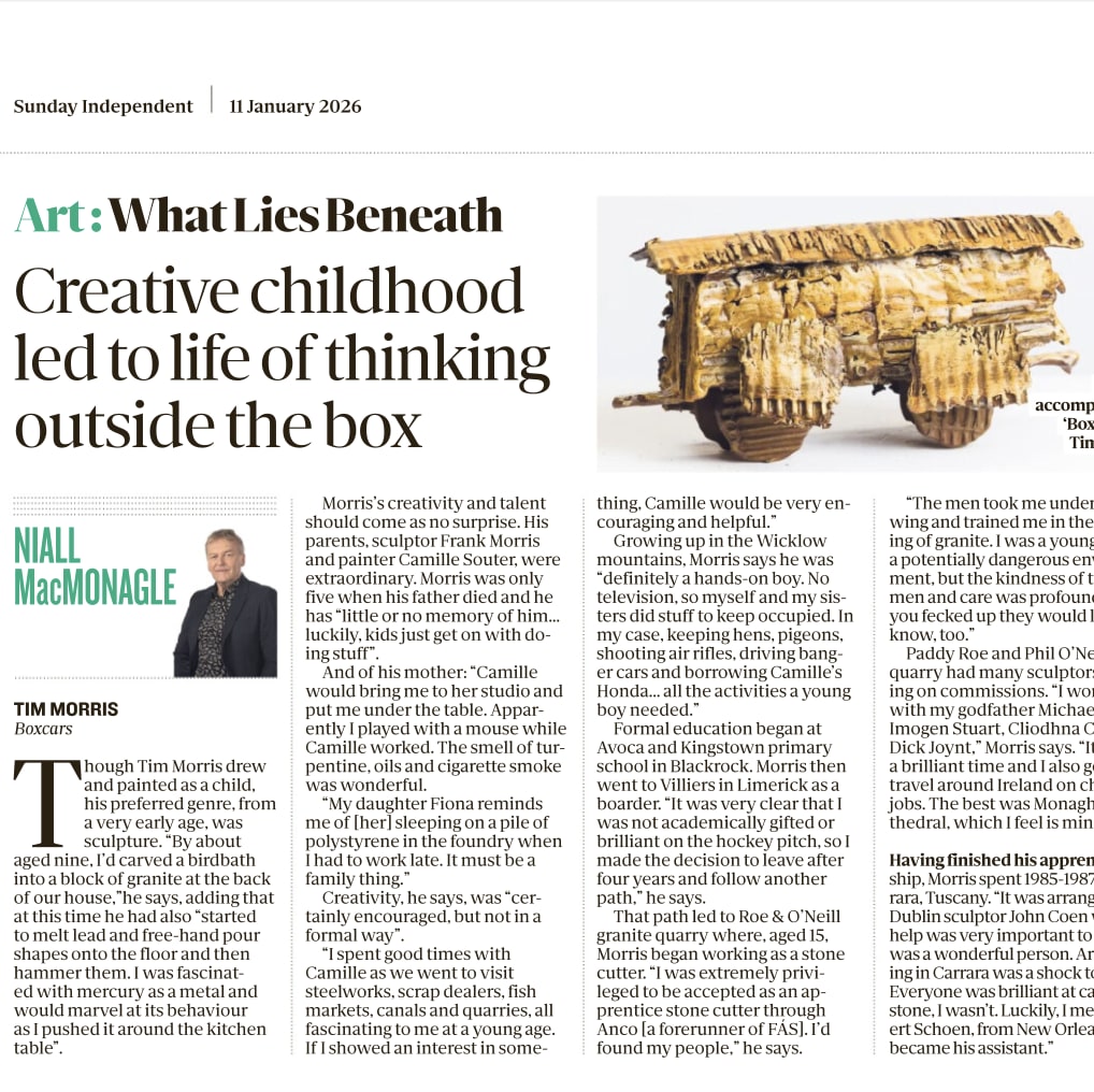 Sunday Independent - What Lies Beneath: TIM MORRIS