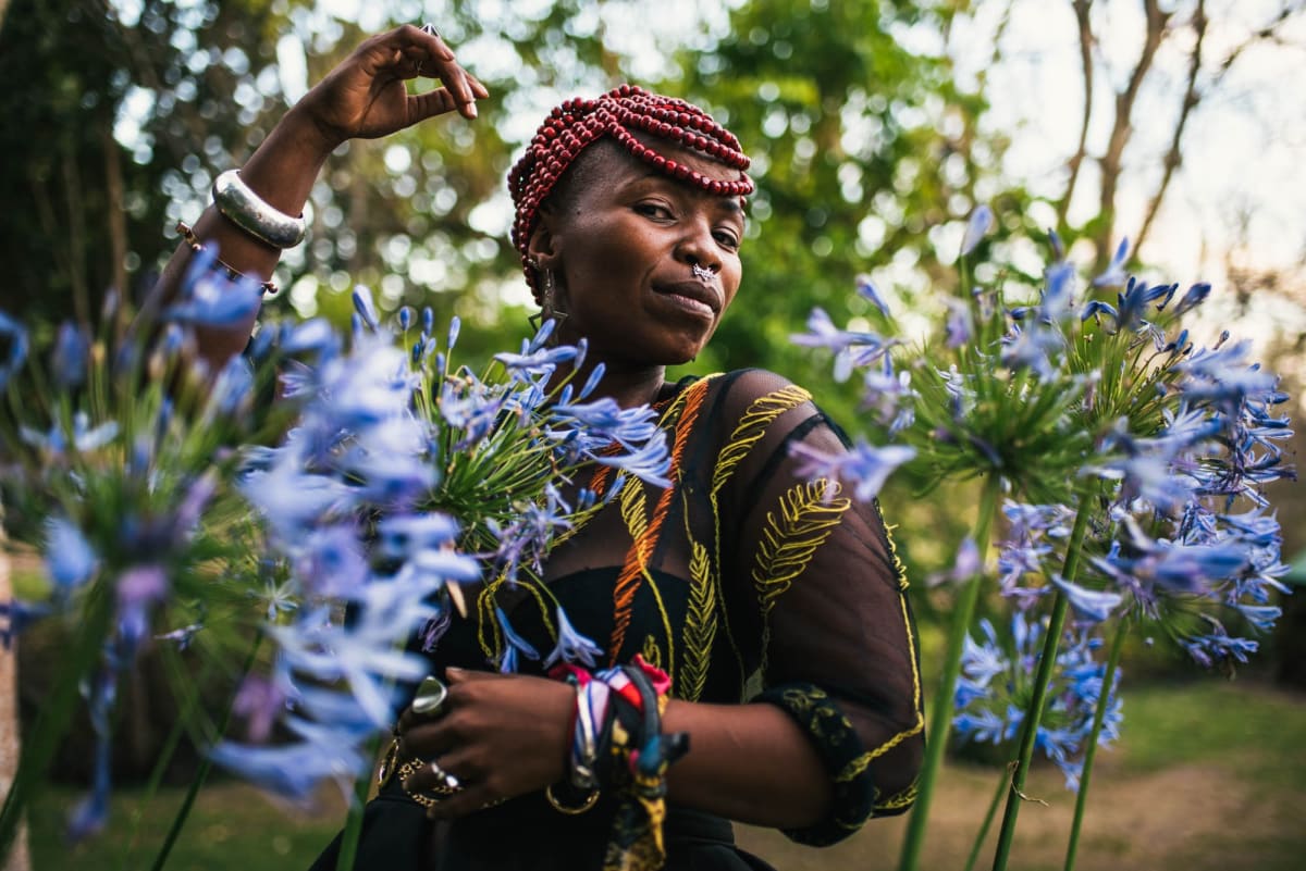 A conversation between artist Pitika Ntuli and singer Zolani Mahola