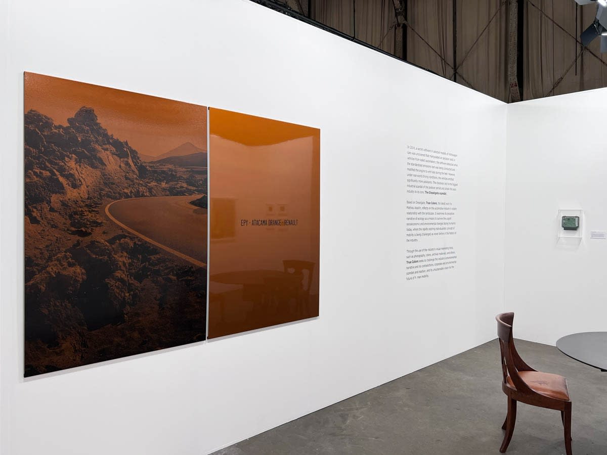 Installation view of 'True Colors' by Mathieu Asselin at UNSEEN 2023