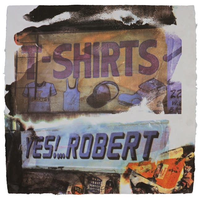 Robert Rauschenberg L A Uncovered 1 1998 Upsilon Gallery