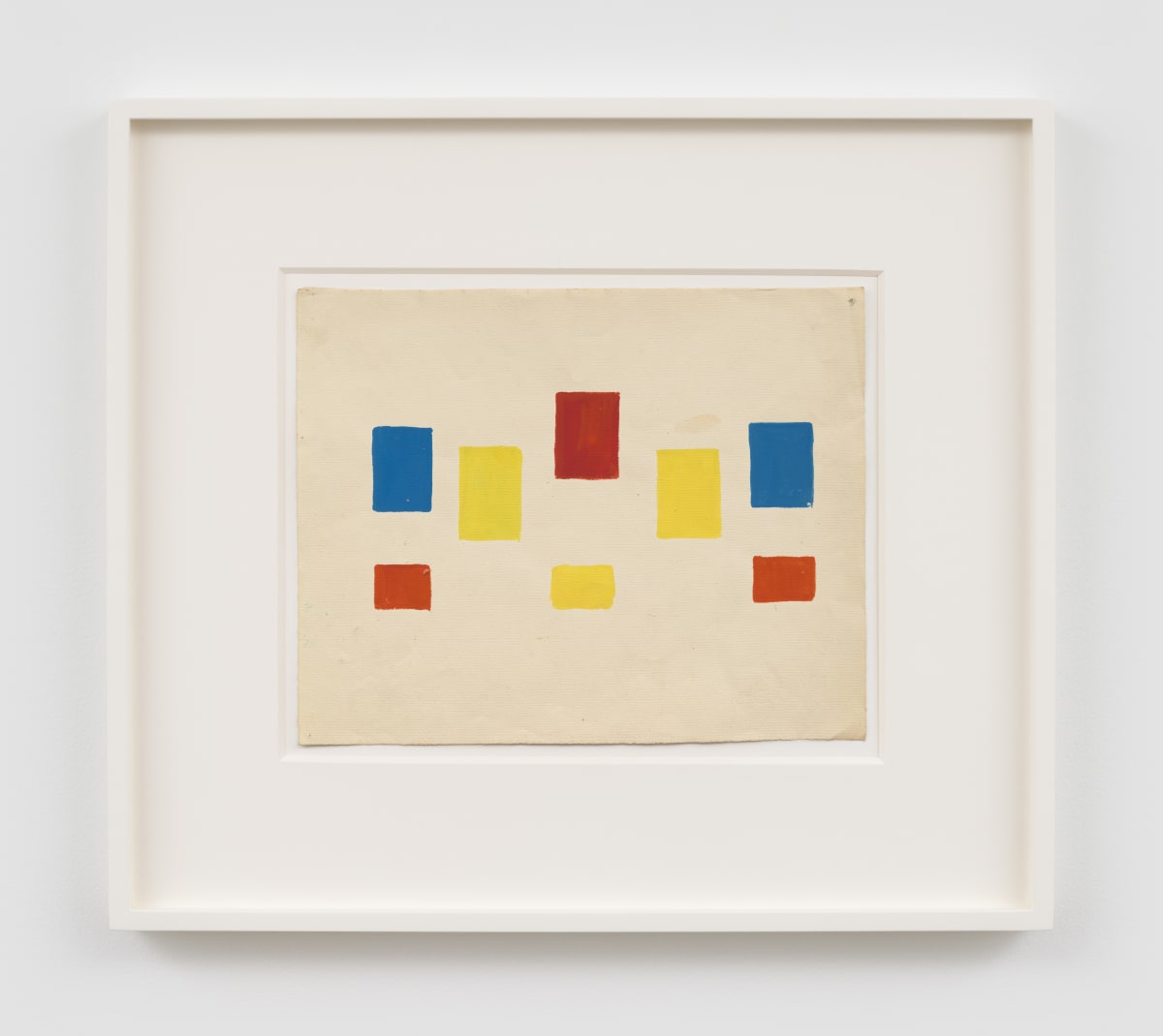 geometric abstract work on paper