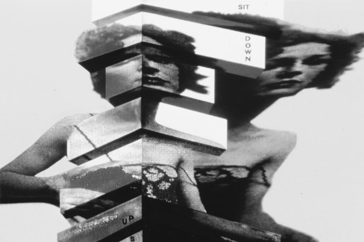 an abstract photograph of a woman