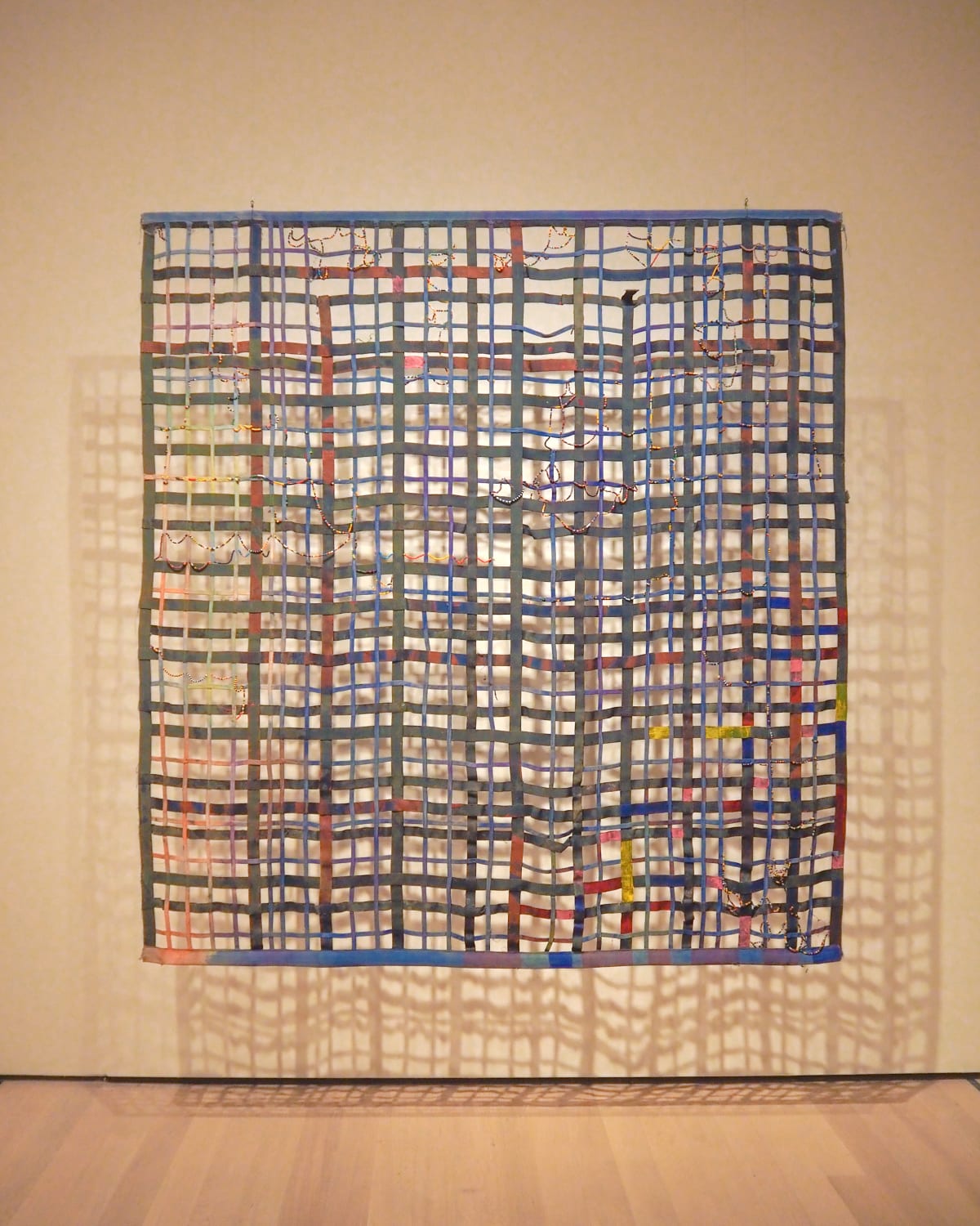 a large grid painting