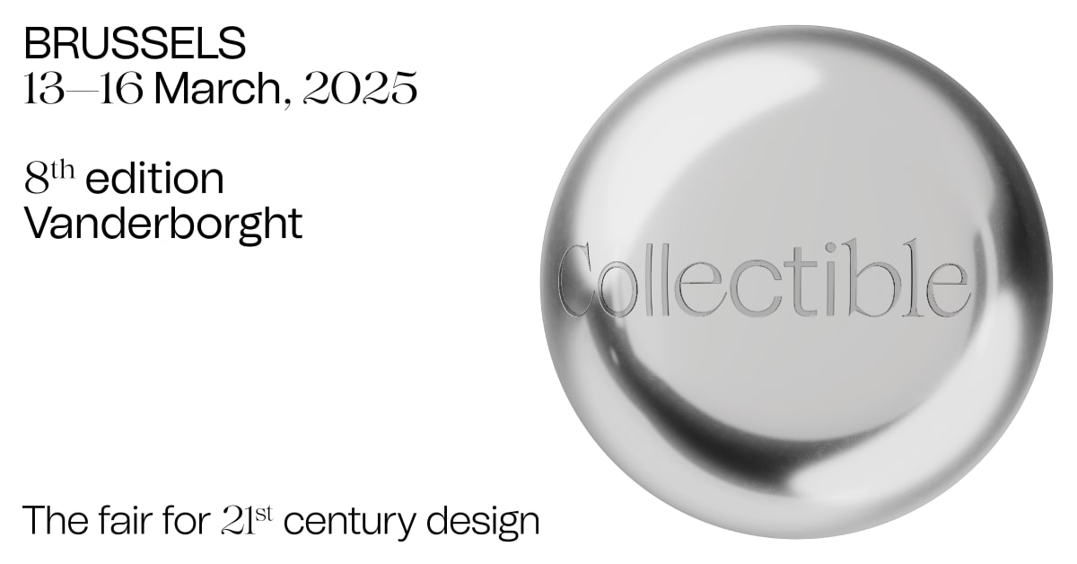 Vilius Dringelis and Ieva Gudelaitytė at Collectible Fair 2025 with Adorno Future50