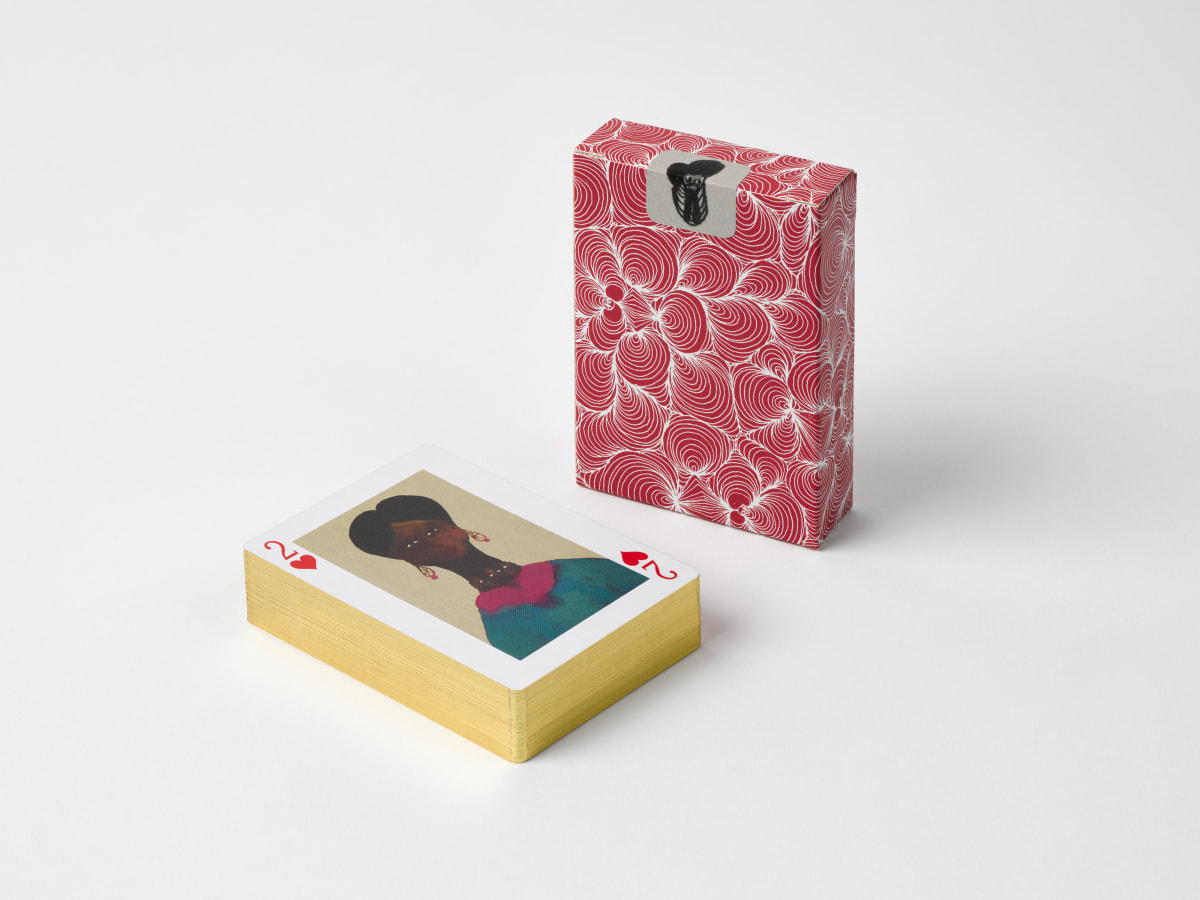 Chris Ofili, <i>Afro Muses Playing Cards</i>